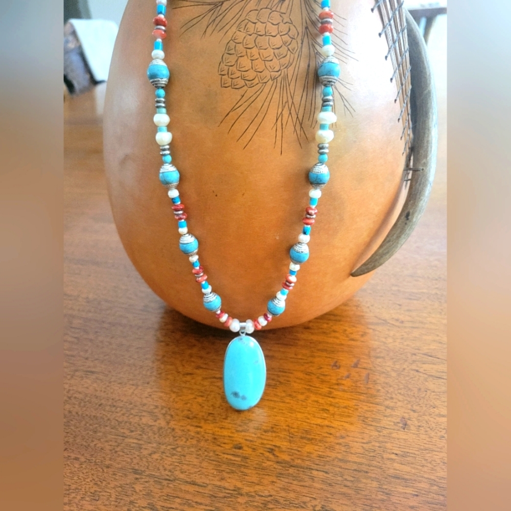 Beautiful Handmade Necklace and Earrings Set